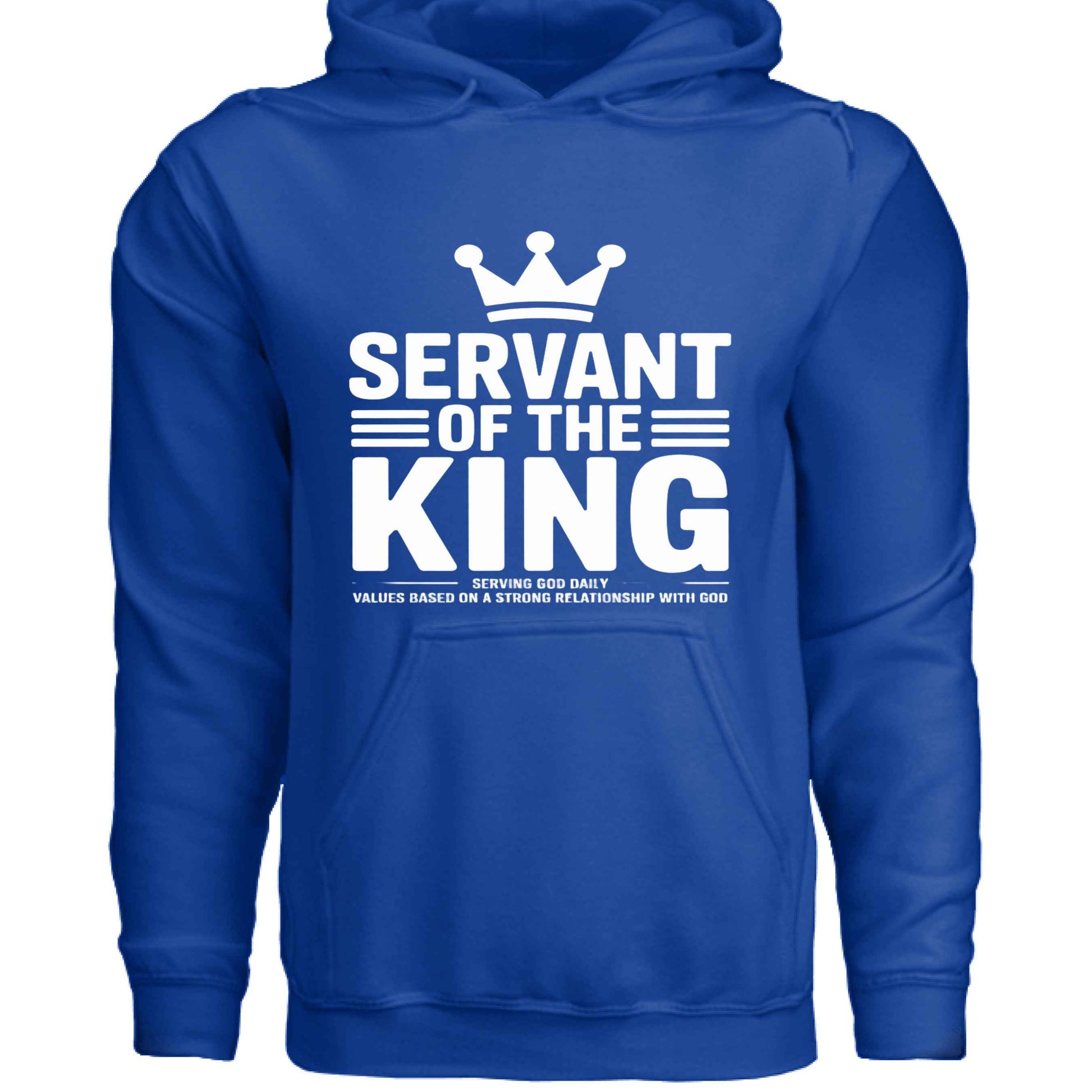 Servant Of The King Spiritual Facts Unisex Christian Pullover Hooded Sweatshirt - ClaimedbyGodDesigns