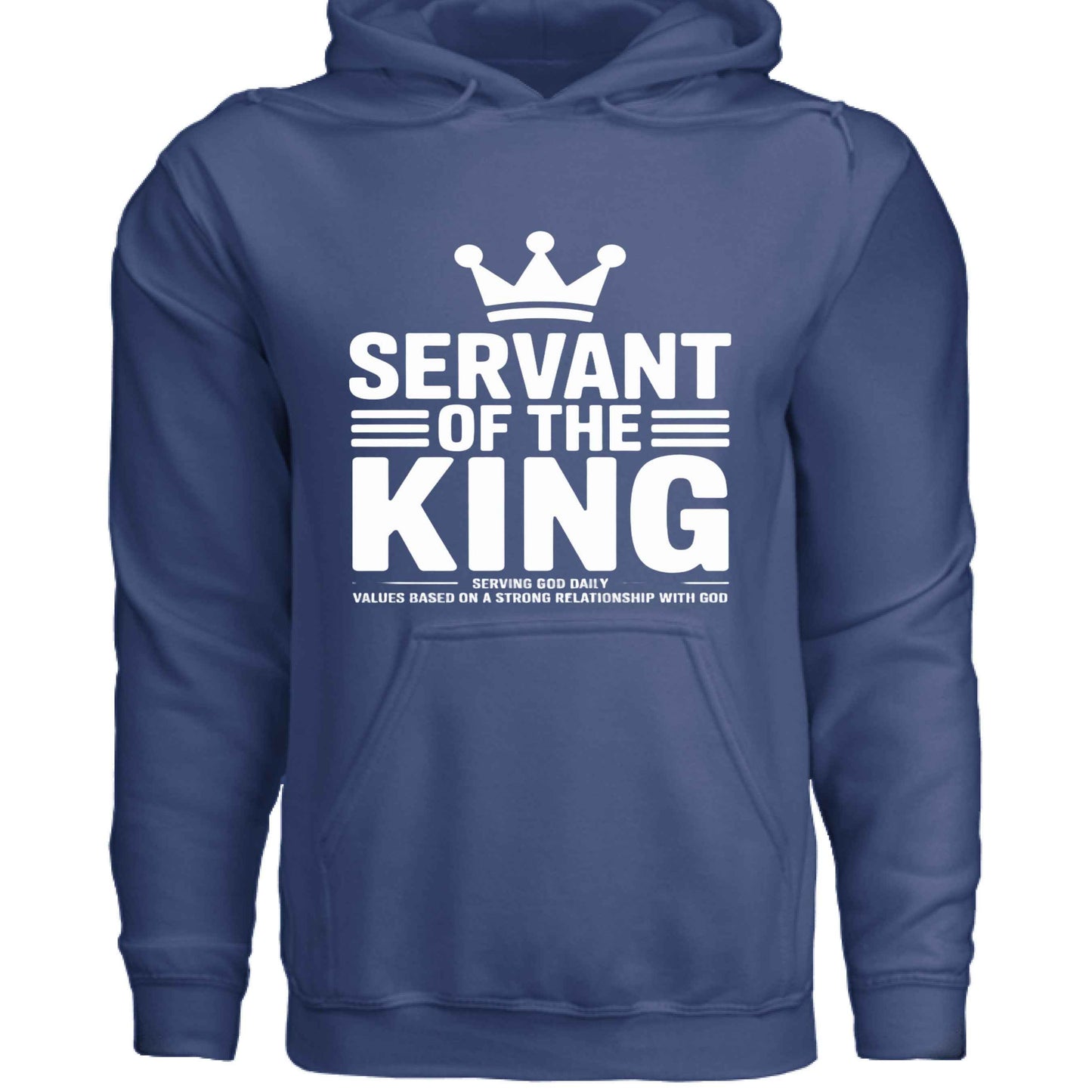 Servant Of The King Spiritual Facts Unisex Christian Pullover Hooded Sweatshirt - ClaimedbyGodDesigns