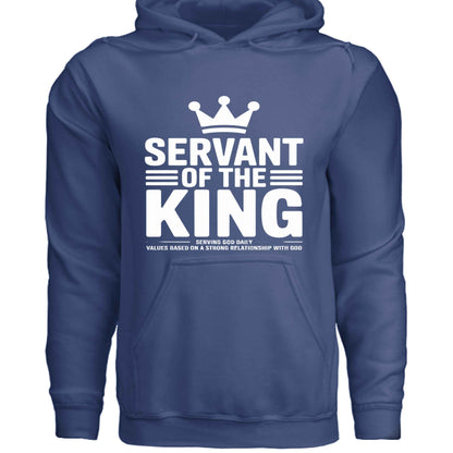 Servant Of The King Spiritual Facts Unisex Christian Pullover Hooded Sweatshirt - ClaimedbyGodDesigns