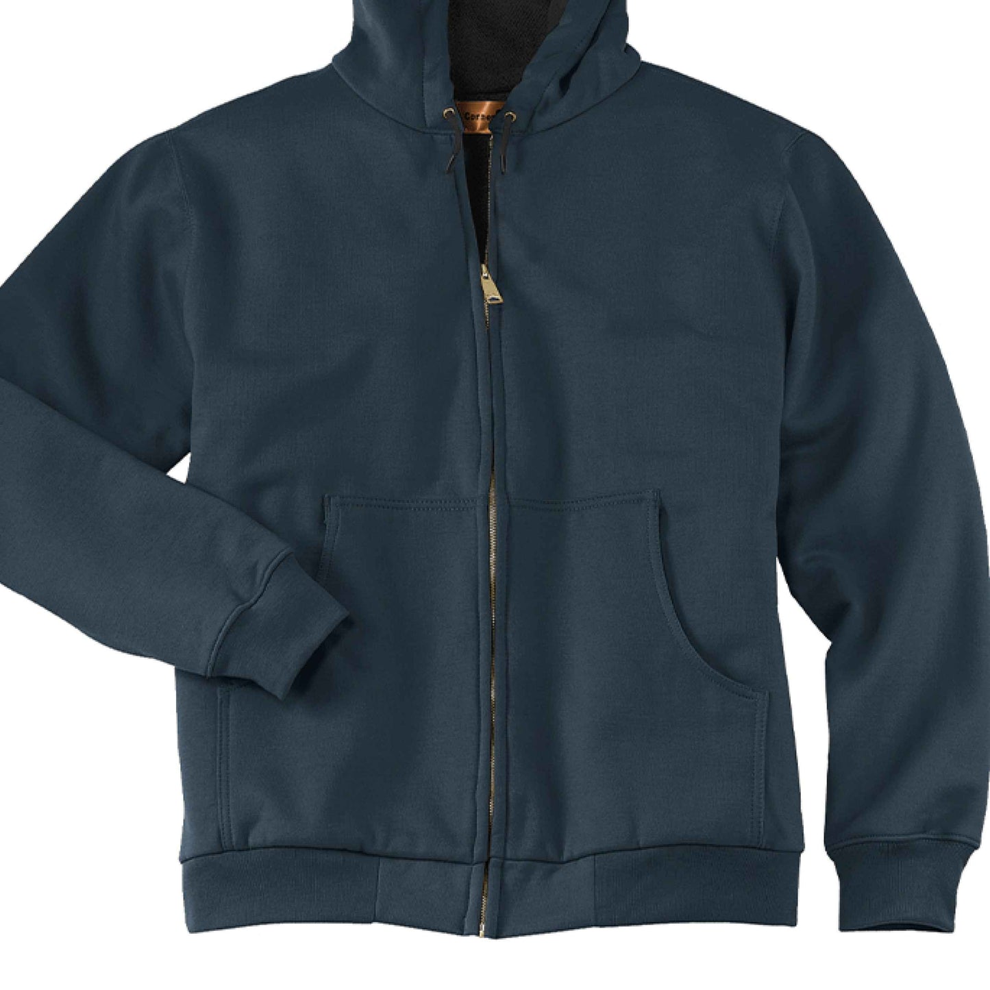 JOSHUA 22:6 Serve Him Men’s Christian Heavyweight Full - Zip Hooded Sweatshirt with Thermal Lining - ClaimedbyGodDesigns