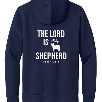 Psalm 23:1 The Lord Is My Shepherd Unisex Full - Zip Hooded Sweatshirt - ClaimedbyGodDesigns