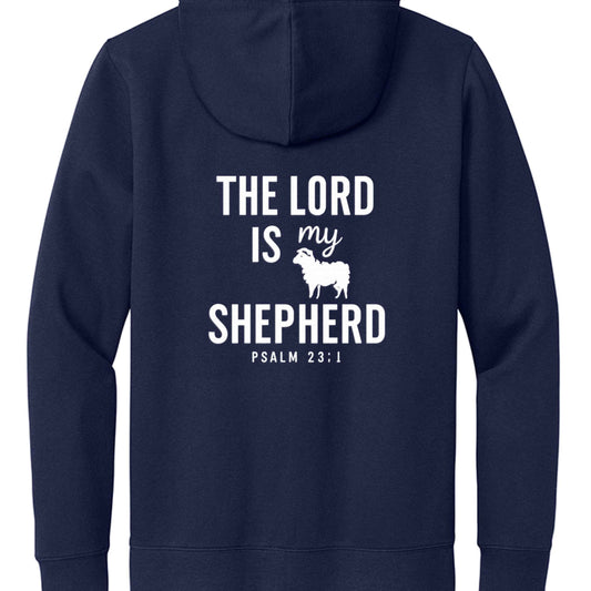 Psalm 23:1 The Lord Is My Shepherd Unisex Full - Zip Hooded Sweatshirt - ClaimedbyGodDesigns