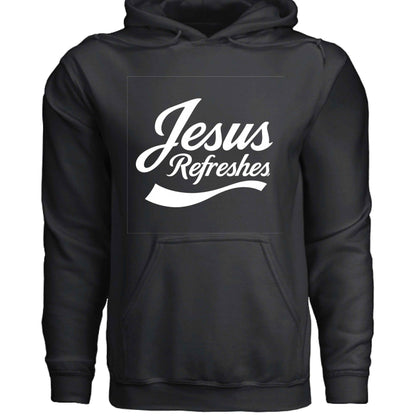Faith Hoodie – “Jesus Refreshes” (Refreshing Faith Design) - ClaimedbyGodDesigns