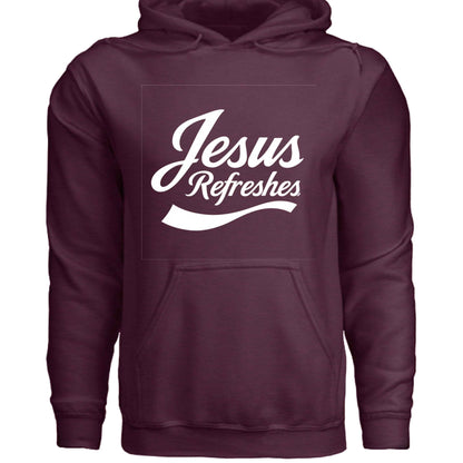 Faith Hoodie – “Jesus Refreshes” (Refreshing Faith Design) - ClaimedbyGodDesigns