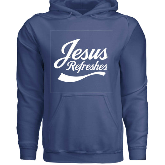 Faith Hoodie – “Jesus Refreshes” (Refreshing Faith Design) - ClaimedbyGodDesigns