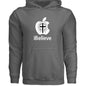 Faith Hoodie – “iBelieve” (Scripture - Inspired Parody) - ClaimedbyGodDesigns