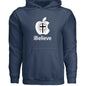 Faith Hoodie – “iBelieve” (Scripture - Inspired Parody) - ClaimedbyGodDesigns