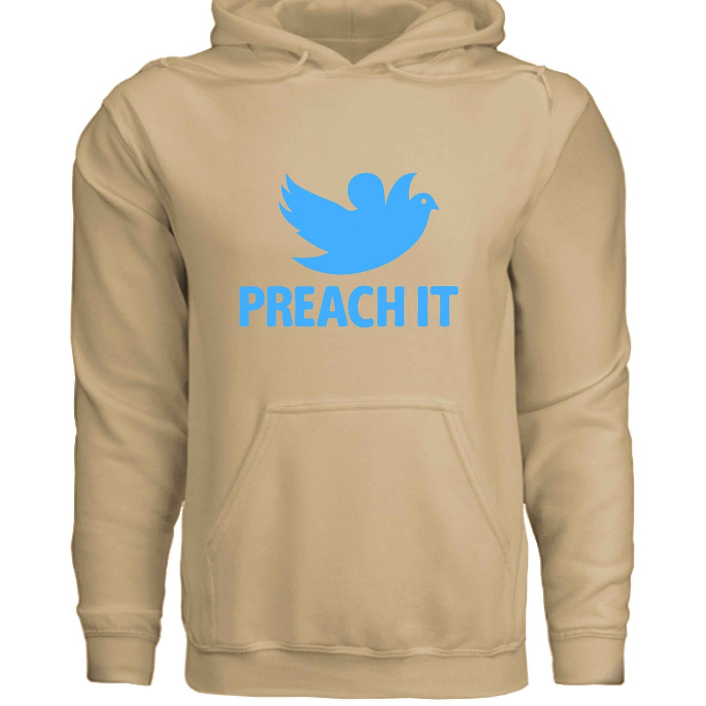 Faith Hoodie – “Preach It” (Social - Inspired Parody) - ClaimedbyGodDesigns