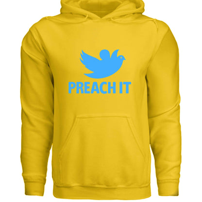 Faith Hoodie – “Preach It” (Social - Inspired Parody) - ClaimedbyGodDesigns