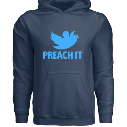 Faith Hoodie – “Preach It” (Social - Inspired Parody) - ClaimedbyGodDesigns