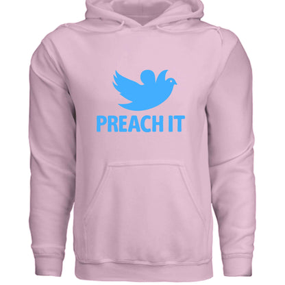 Faith Hoodie – “Preach It” (Social - Inspired Parody) - ClaimedbyGodDesigns