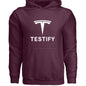 Faith Hoodie – “Testify” (Tech - Inspired Parody) - ClaimedbyGodDesigns