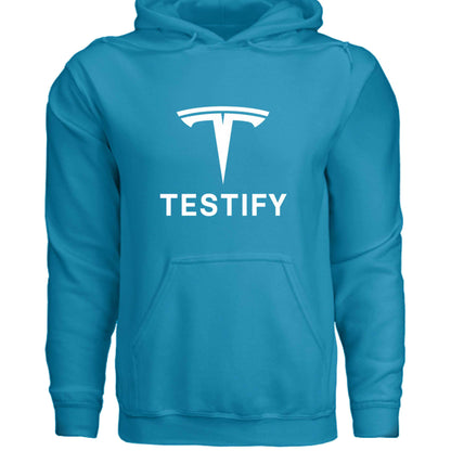 Faith Hoodie – “Testify” (Tech - Inspired Parody) - ClaimedbyGodDesigns