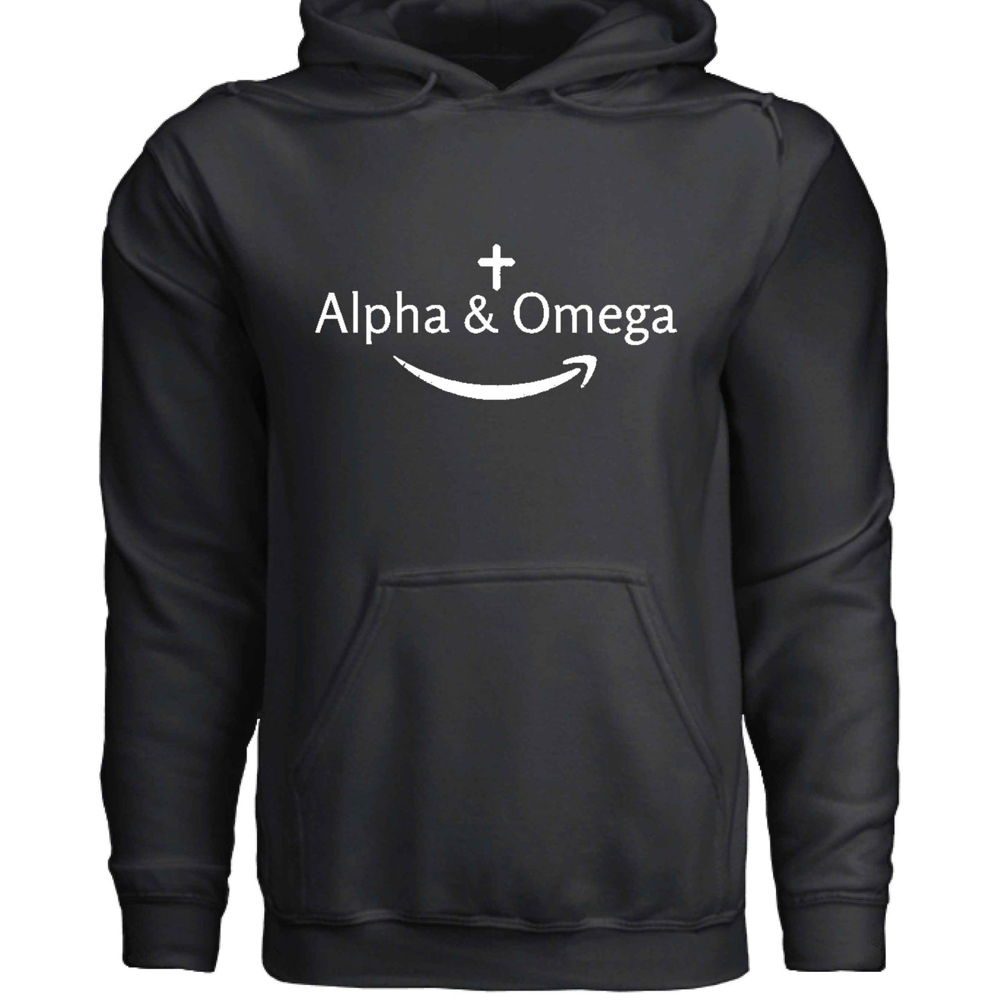 Faith Hoodie – “Alpha & Omega Mart” (Retail - Inspired Parody) - ClaimedbyGodDesigns