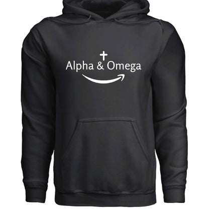 Faith Hoodie – “Alpha & Omega Mart” (Retail - Inspired Parody) - ClaimedbyGodDesigns