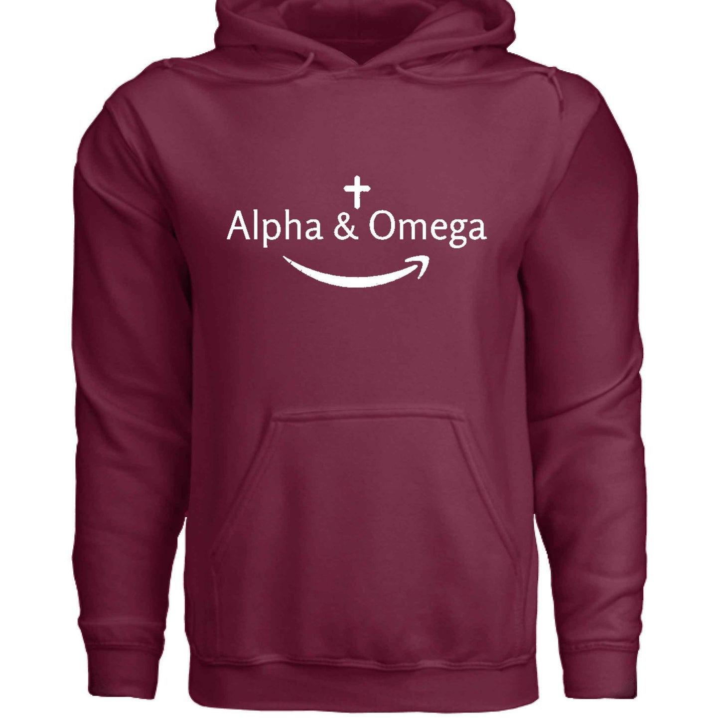 Faith Hoodie – “Alpha & Omega Mart” (Retail - Inspired Parody) - ClaimedbyGodDesigns