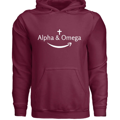 Faith Hoodie – “Alpha & Omega Mart” (Retail - Inspired Parody) - ClaimedbyGodDesigns