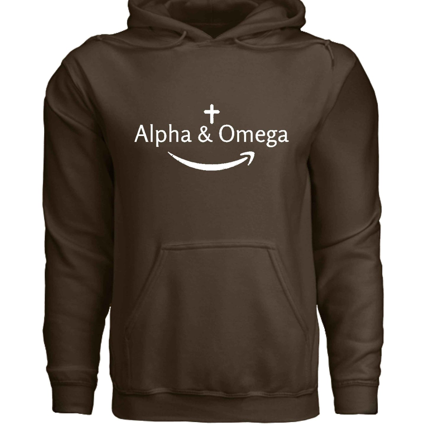 Faith Hoodie – “Alpha & Omega Mart” (Retail - Inspired Parody) - ClaimedbyGodDesigns
