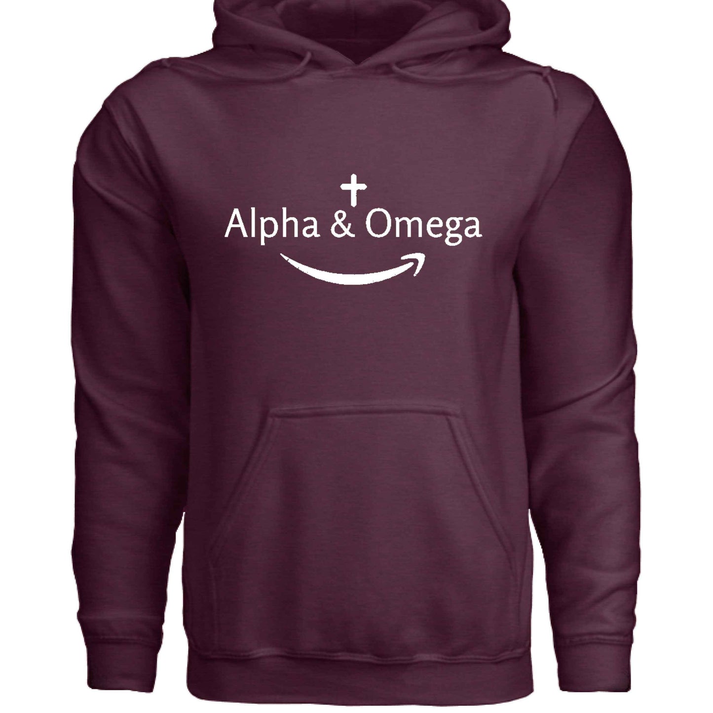 Faith Hoodie – “Alpha & Omega Mart” (Retail - Inspired Parody) - ClaimedbyGodDesigns