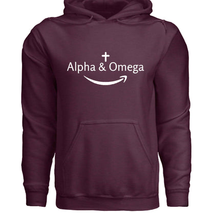 Faith Hoodie – “Alpha & Omega Mart” (Retail - Inspired Parody) - ClaimedbyGodDesigns