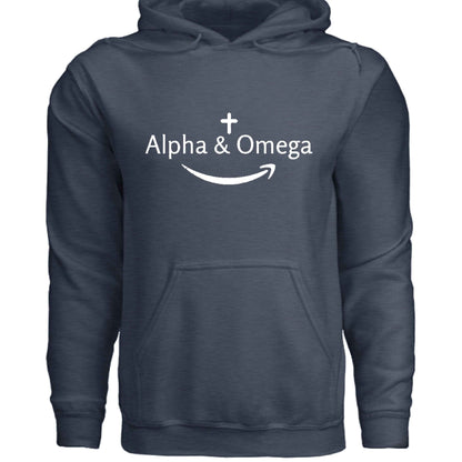 Faith Hoodie – “Alpha & Omega Mart” (Retail - Inspired Parody) - ClaimedbyGodDesigns