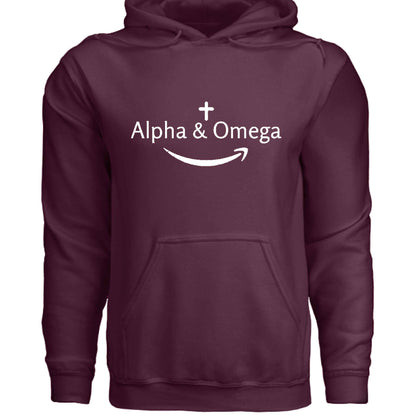 Faith Hoodie – “Alpha & Omega Mart” (Retail - Inspired Parody) - ClaimedbyGodDesigns