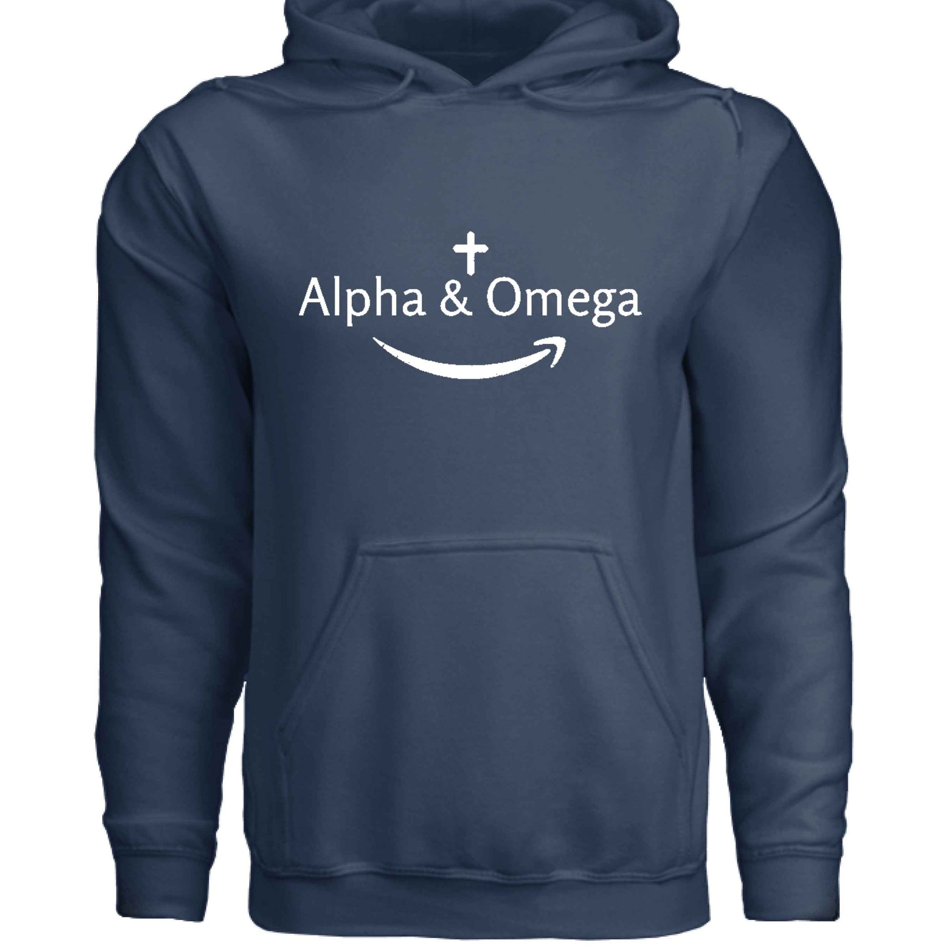 Faith Hoodie – “Alpha & Omega Mart” (Retail - Inspired Parody) - ClaimedbyGodDesigns