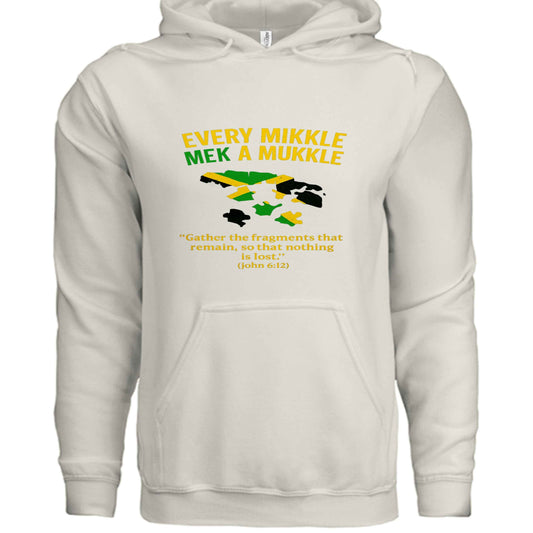 Every Mikkle Mek A Mukkle Jamaica Fundraising Hooded Sweatshirt - ClaimedbyGodDesigns