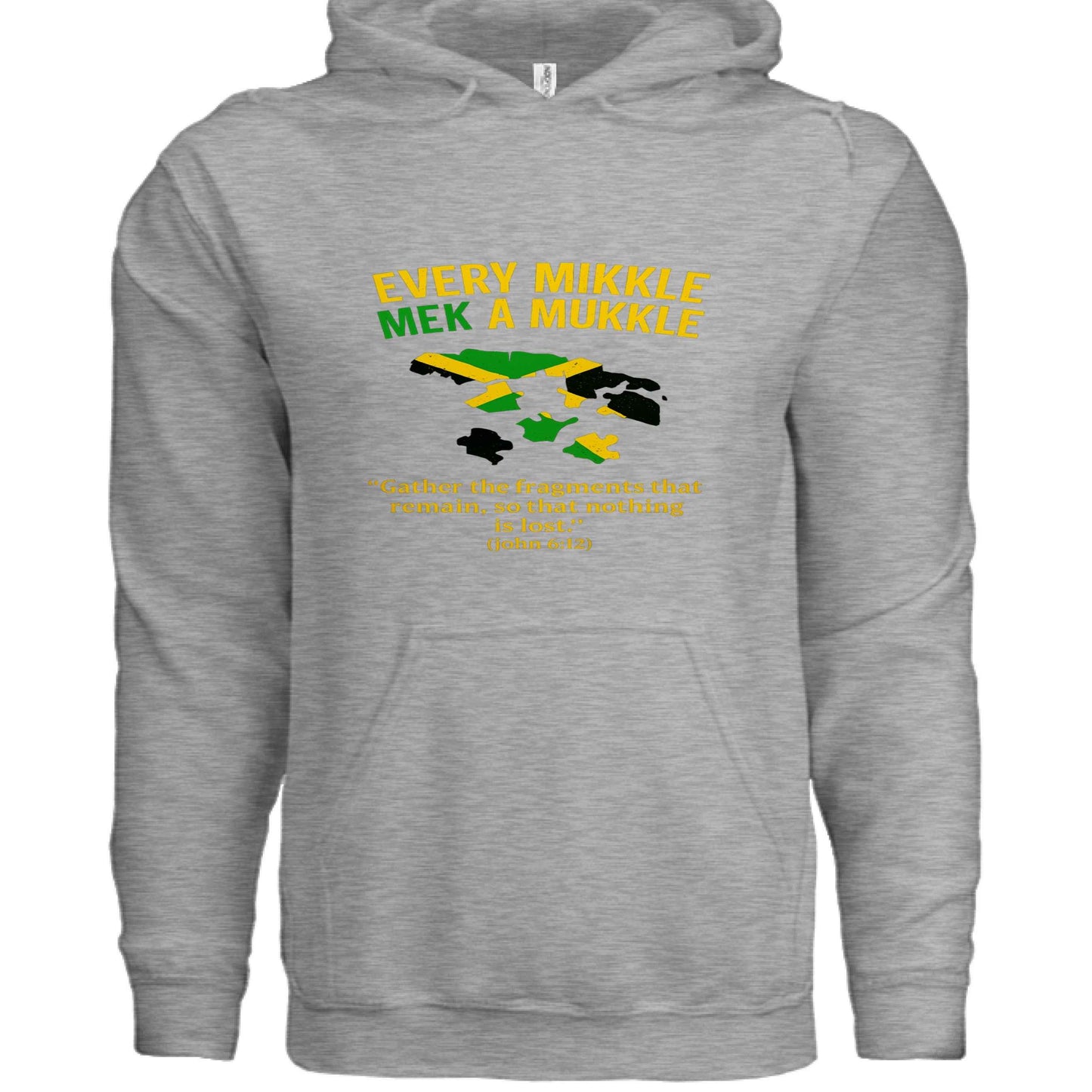 Every Mikkle Mek A Mukkle Jamaica Fundraising Hooded Sweatshirt - ClaimedbyGodDesigns