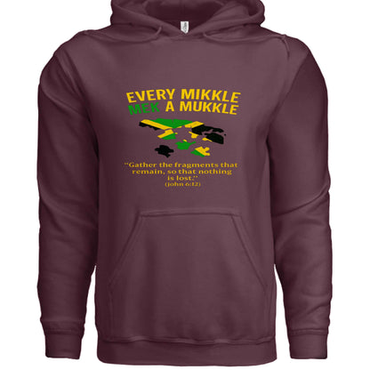 Every Mikkle Mek A Mukkle Jamaica Fundraising Hooded Sweatshirt - ClaimedbyGodDesigns