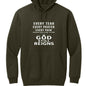 He Still Reigns Unisex Tough Fleece Pullover Hooded Sweatshirt - ClaimedbyGodDesigns
