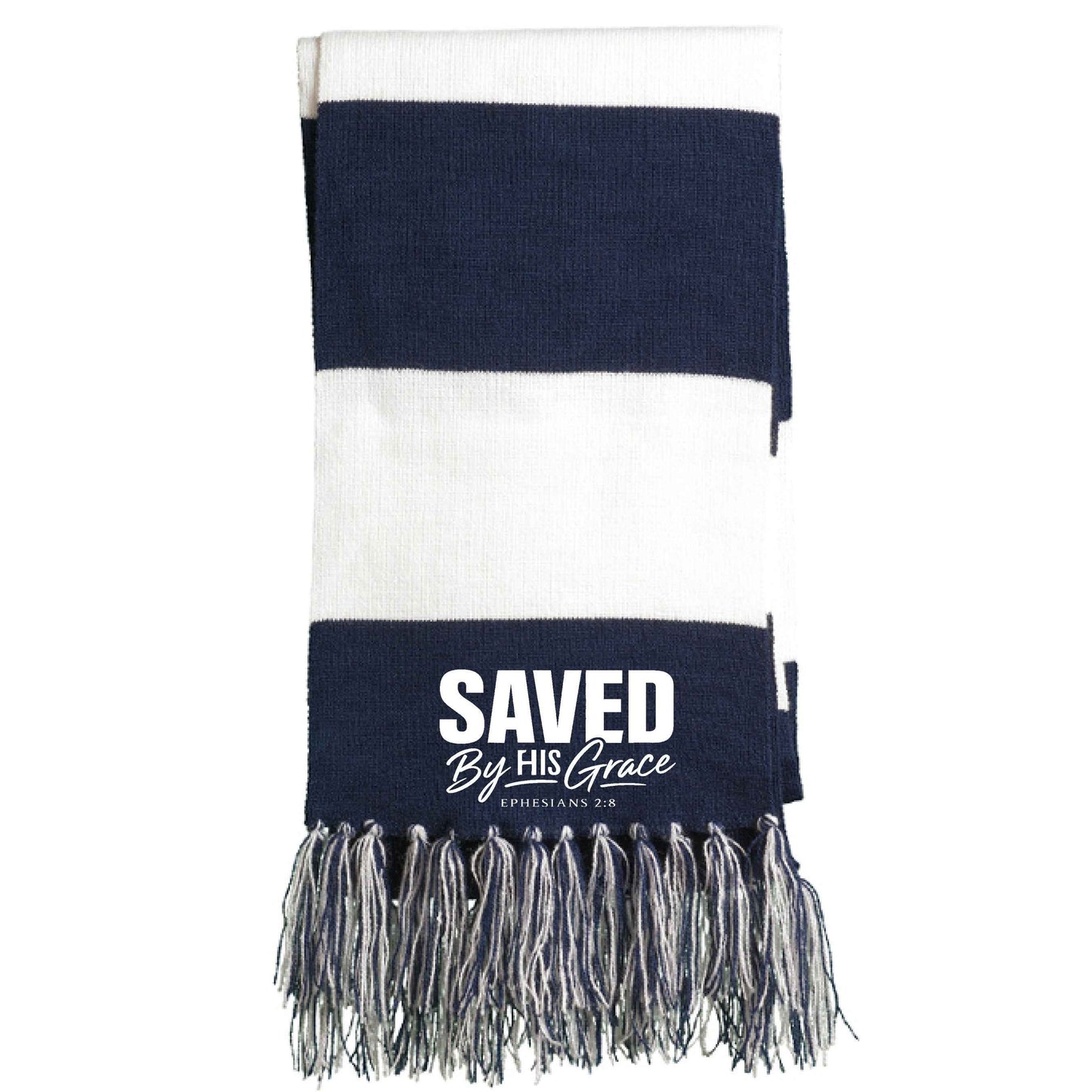 Saved By His Grace Christian Scarf