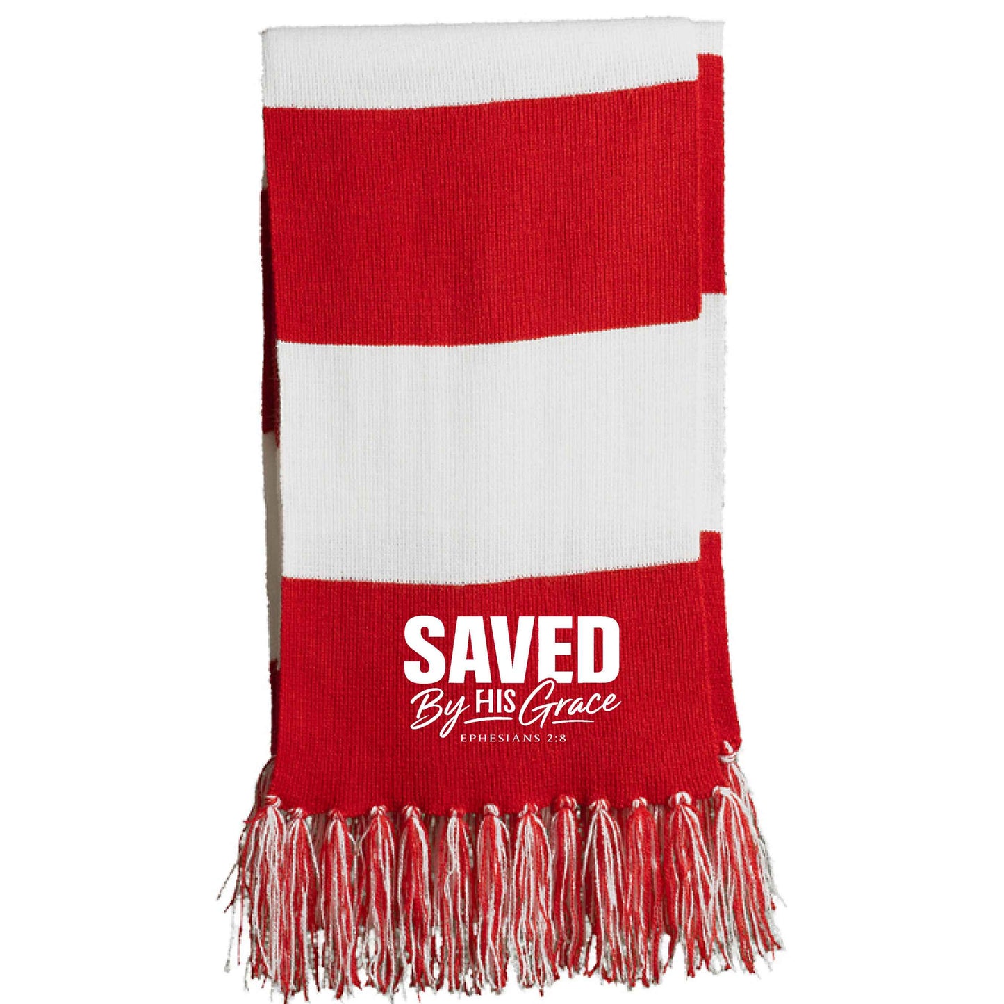 Saved By His Grace Christian Scarf