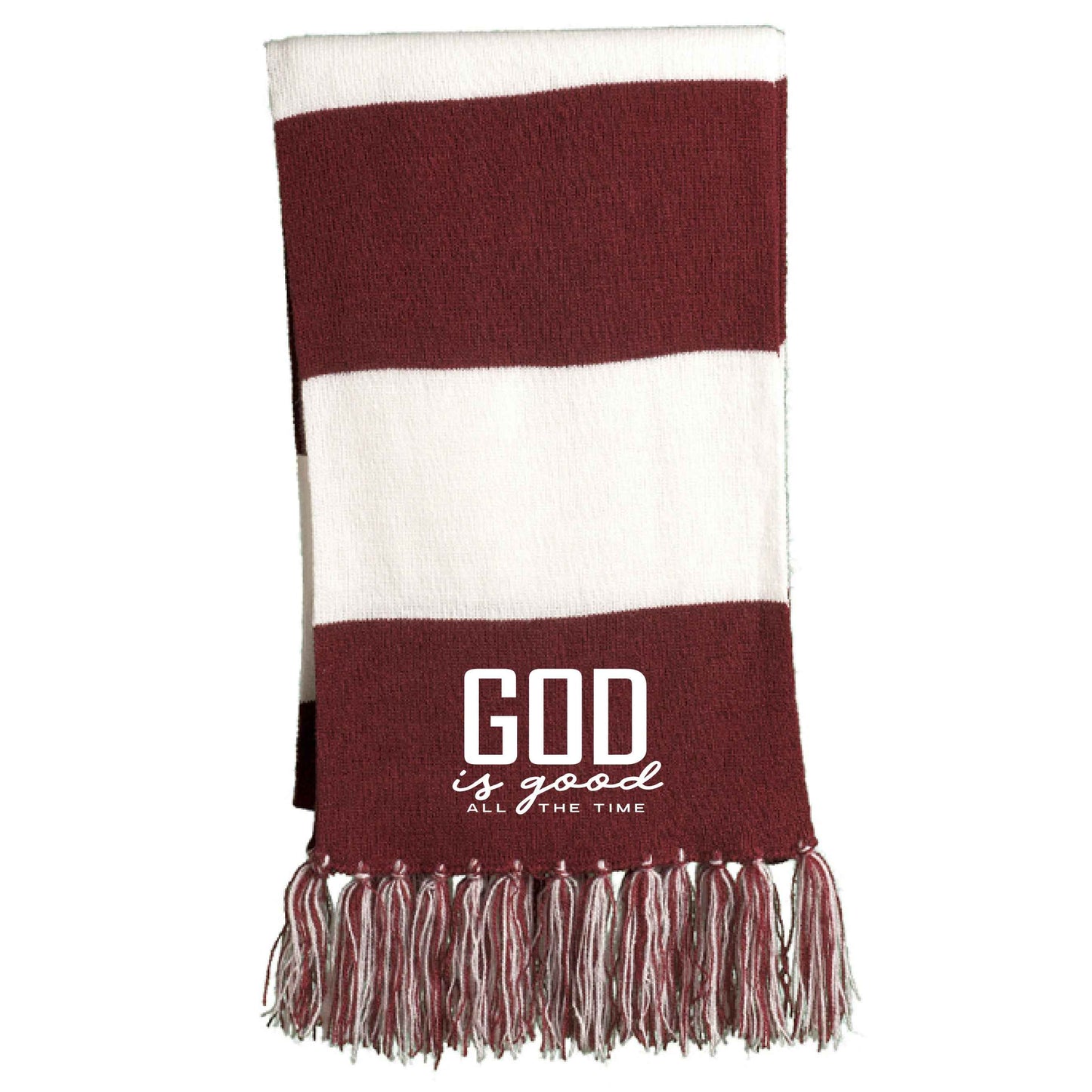 He is Good All The Time Christian Scarf - ClaimedbyGodDesigns