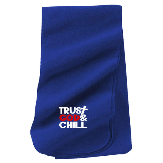 Trust Him And Chill Christian Scarf - ClaimedbyGodDesigns