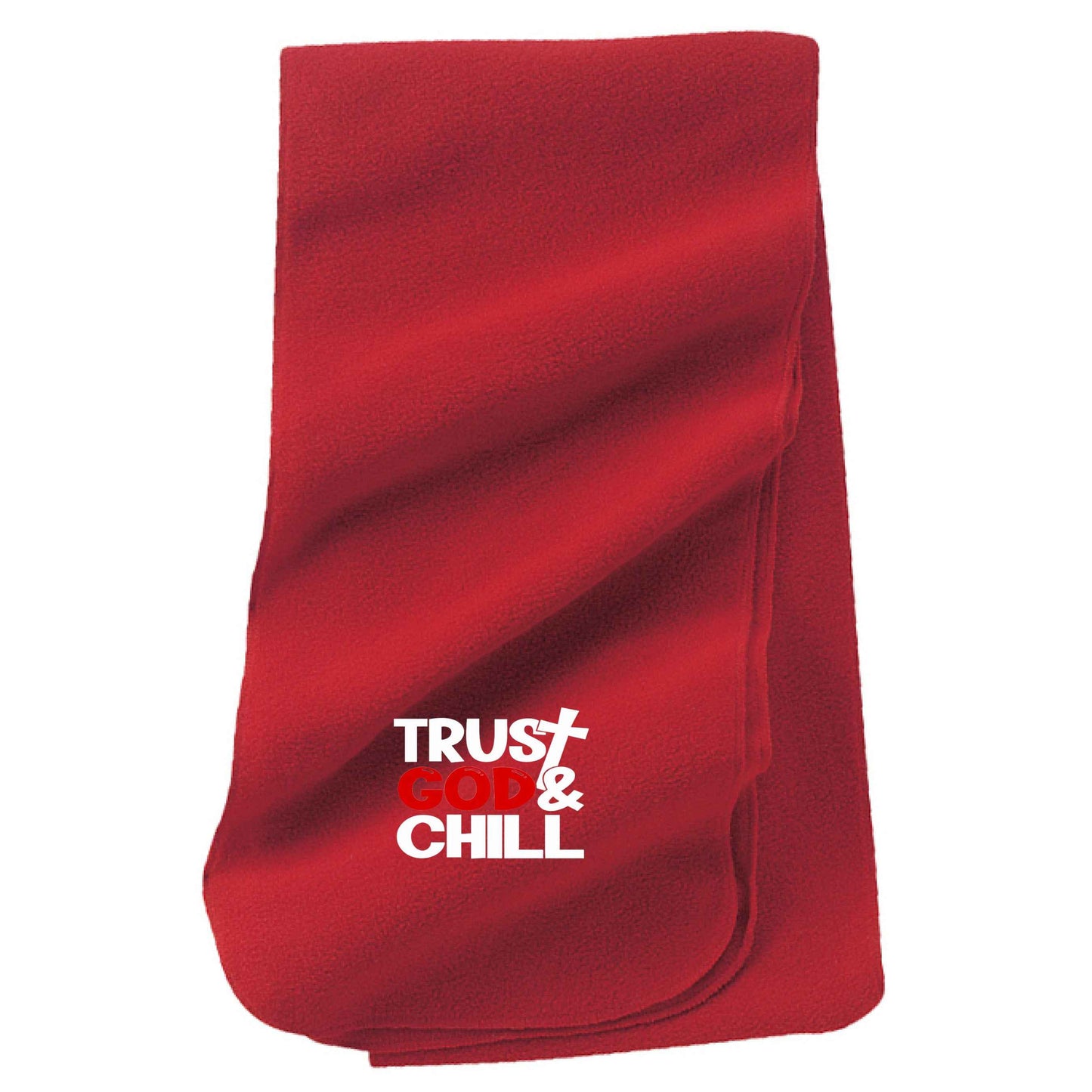 Trust Him And Chill Christian Scarf - ClaimedbyGodDesigns
