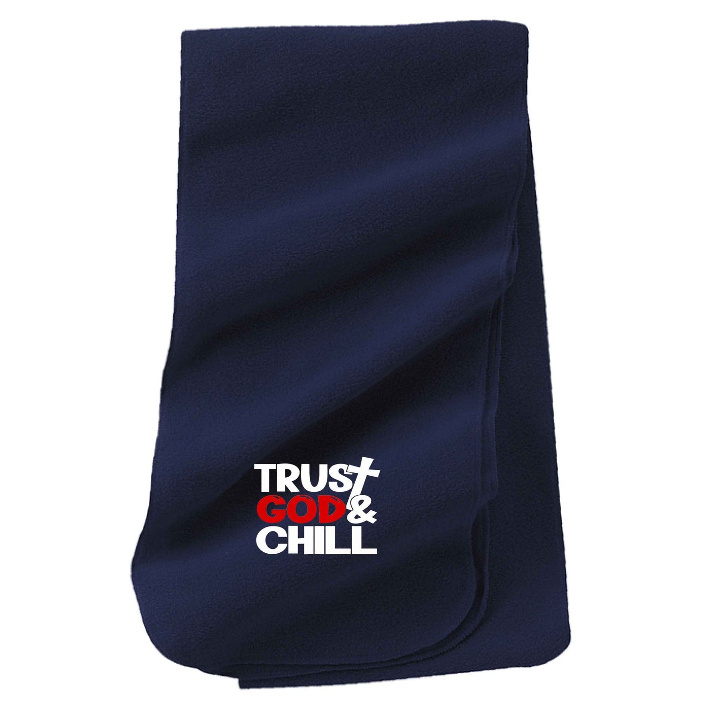 Trust Him And Chill Christian Scarf - ClaimedbyGodDesigns
