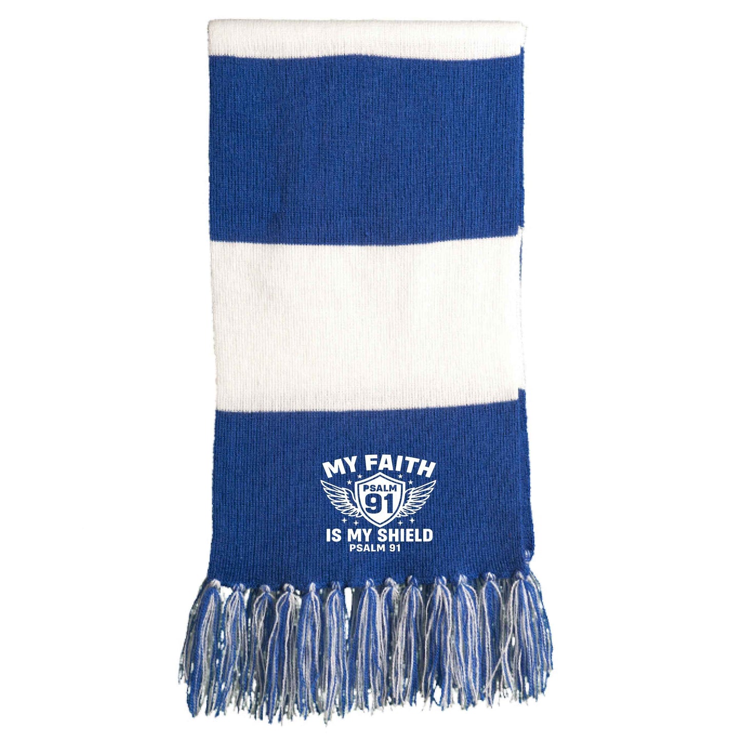 My Faith Is My Shield Christian Scarf - ClaimedbyGodDesigns