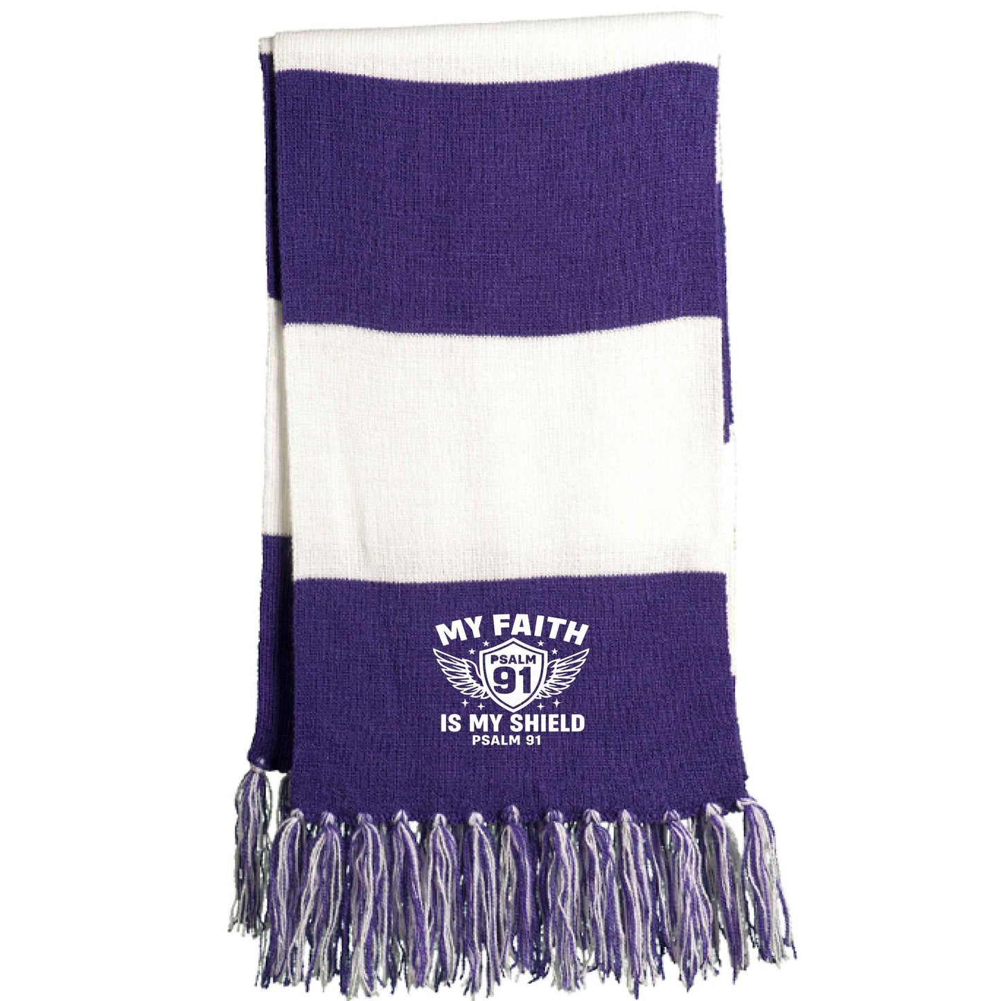 My Faith Is My Shield Christian Scarf - ClaimedbyGodDesigns