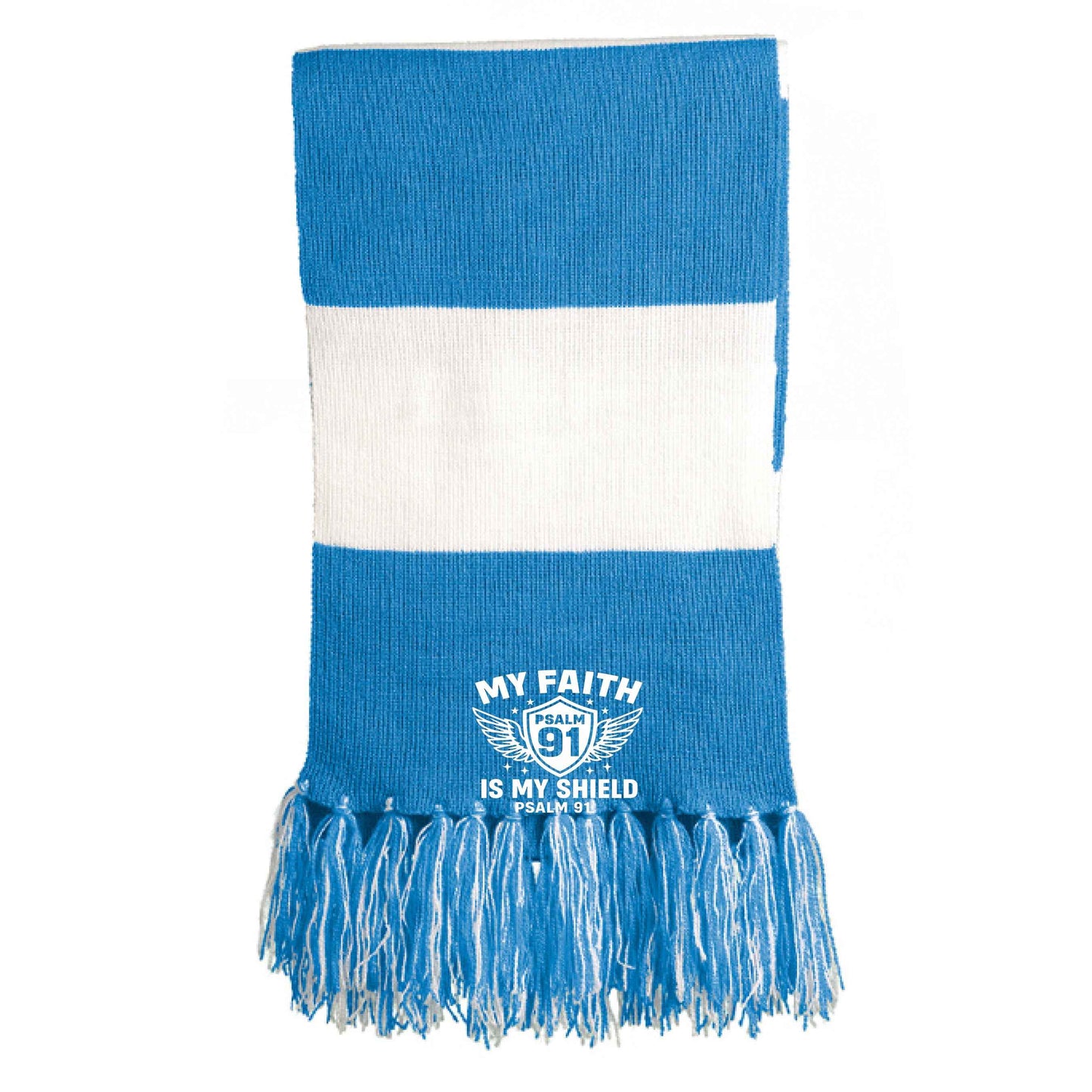 My Faith Is My Shield Christian Scarf - ClaimedbyGodDesigns