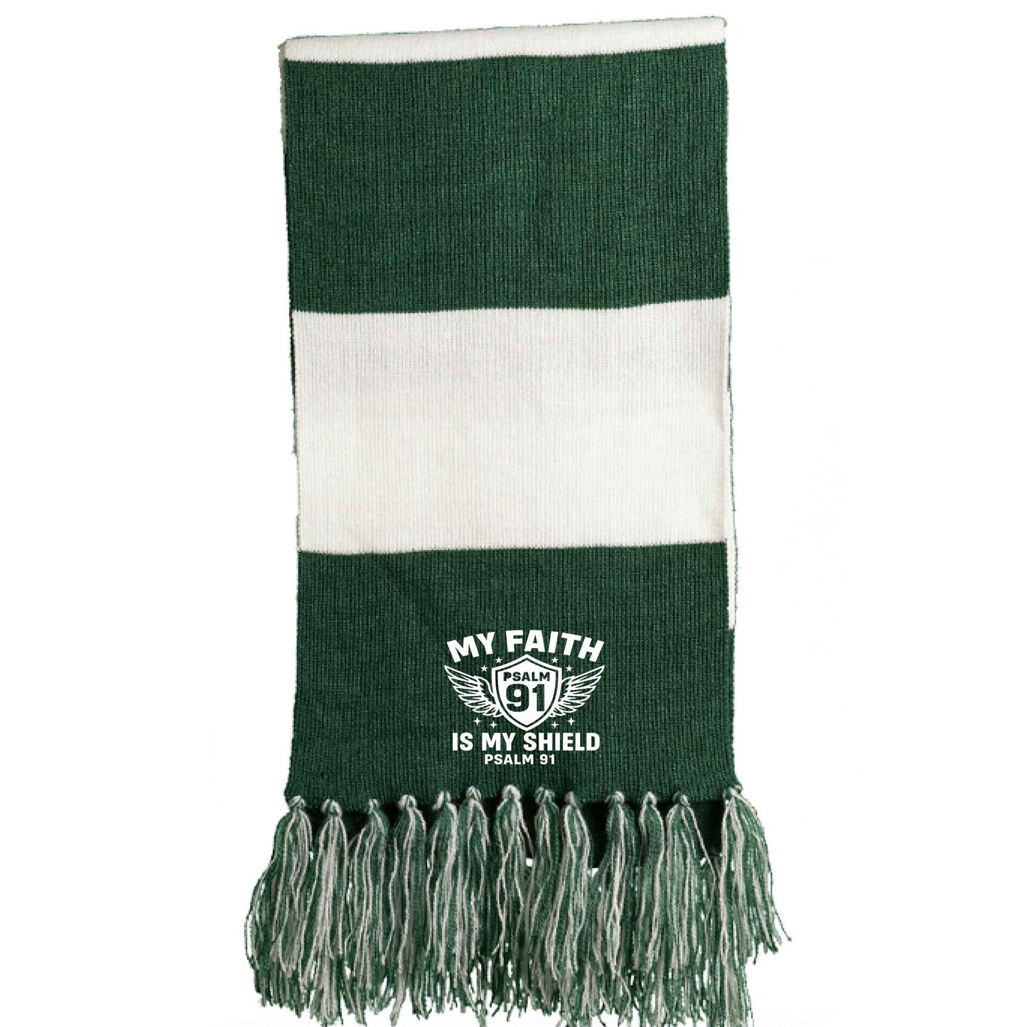 My Faith Is My Shield Christian Scarf - ClaimedbyGodDesigns