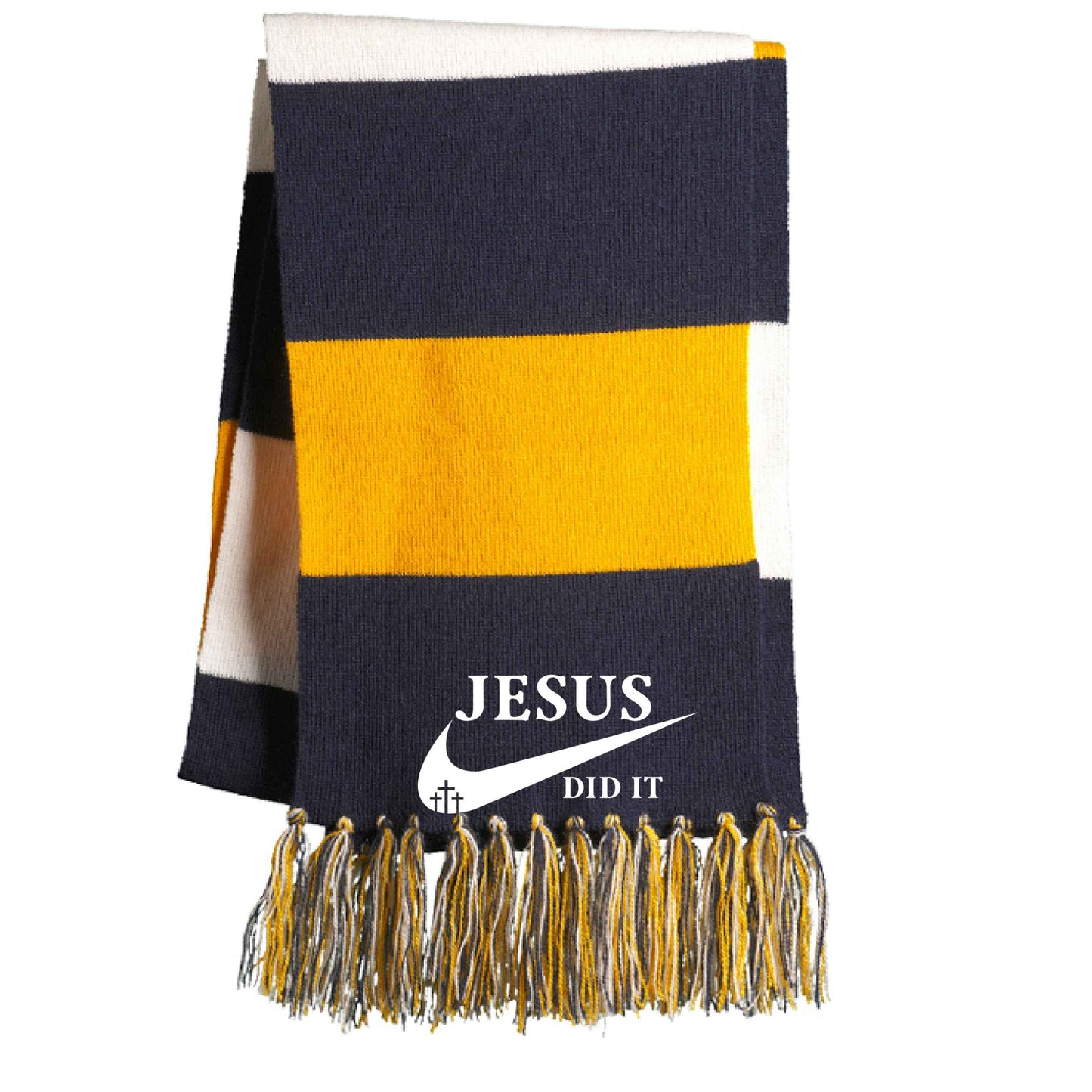 He Did It Christian Scarf - ClaimedbyGodDesigns