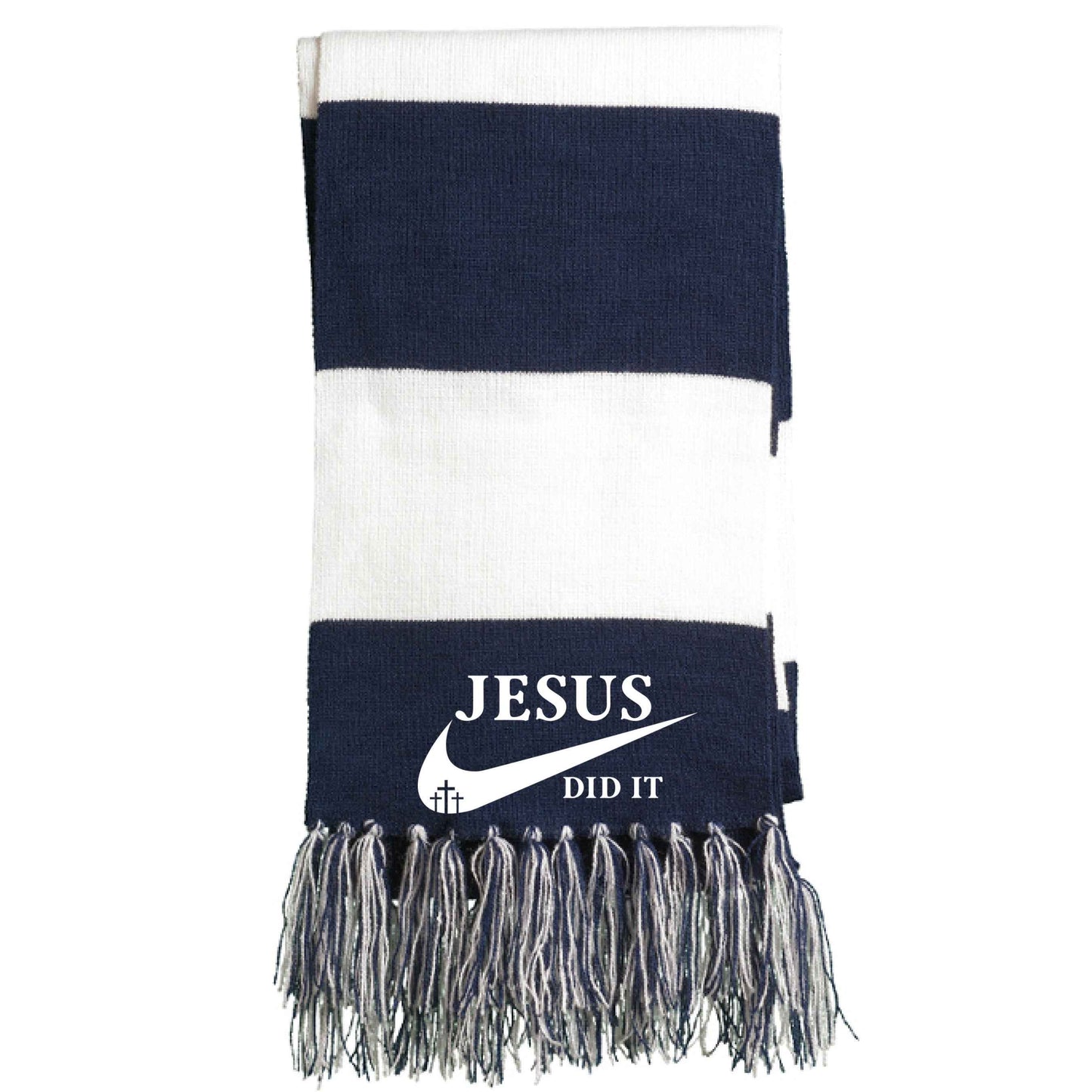 He Did It Christian Scarf - ClaimedbyGodDesigns