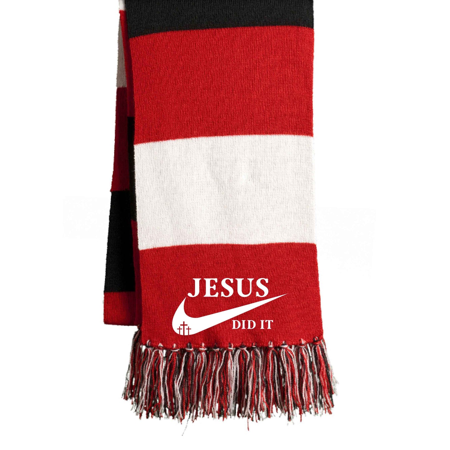 He Did It Christian Scarf - ClaimedbyGodDesigns