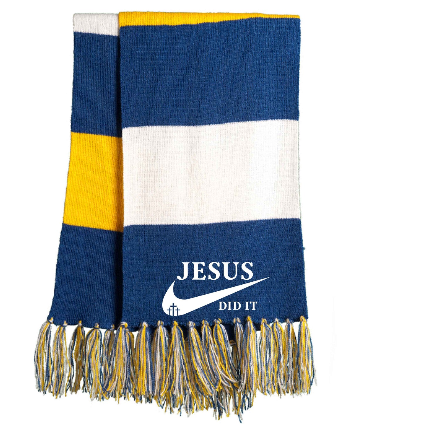 He Did It Christian Scarf - ClaimedbyGodDesigns