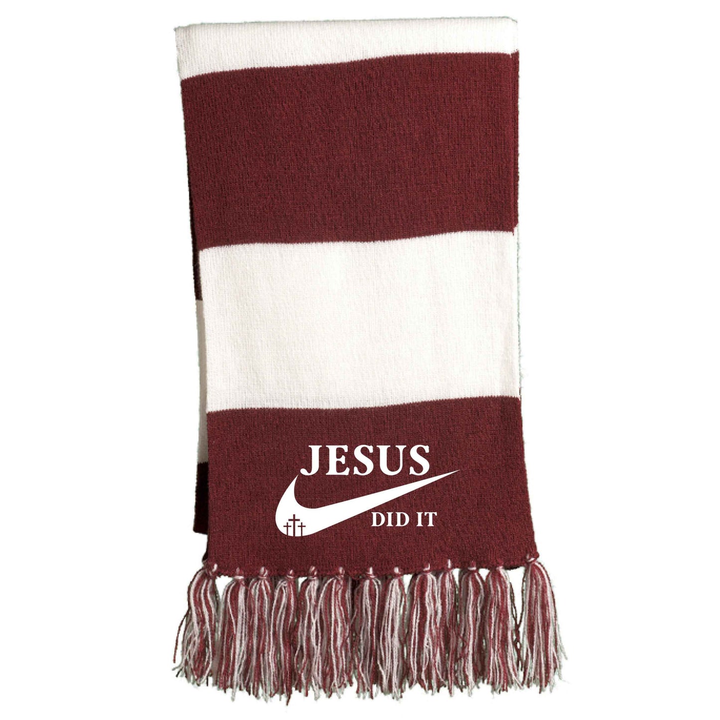 He Did It Christian Scarf - ClaimedbyGodDesigns