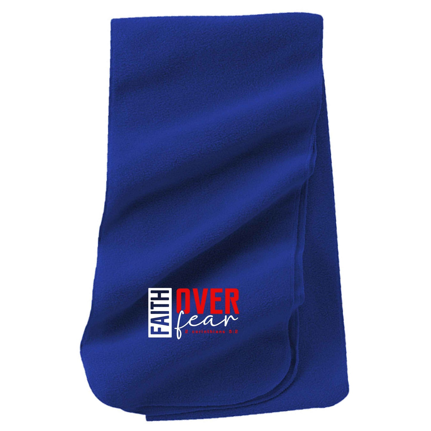 Faith Over Fear Christian Scarf - ClaimedbyGodDesigns