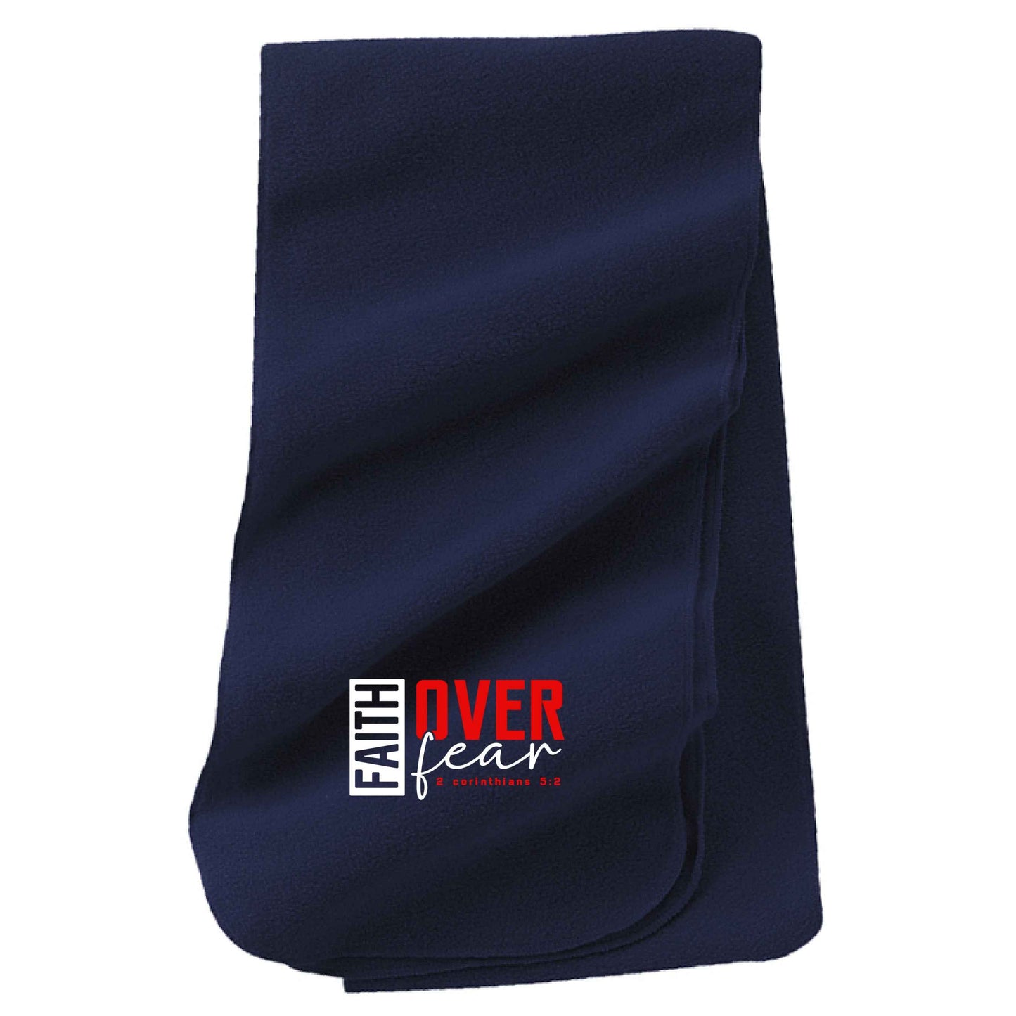 Faith Over Fear Christian Scarf - ClaimedbyGodDesigns