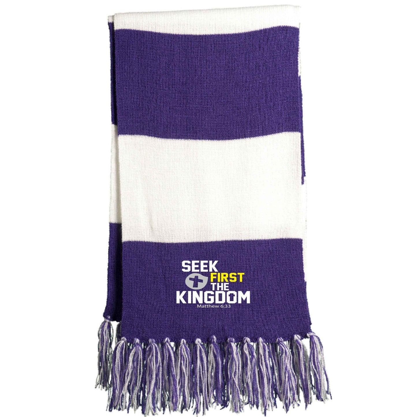 Seek First The Kingdom Christian Scarf - ClaimedbyGodDesigns