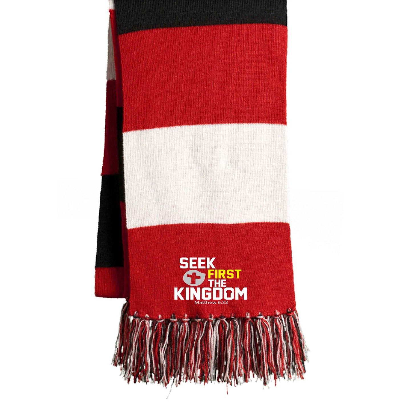 Seek First The Kingdom Christian Scarf - ClaimedbyGodDesigns